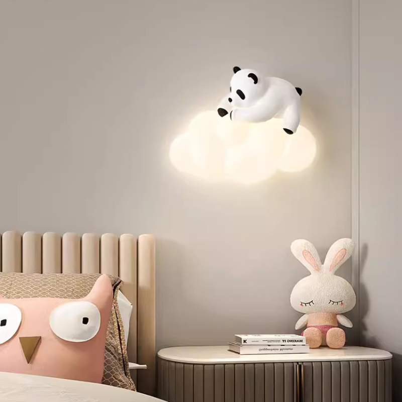 Baby Nursery Wall Lights - Lampes murales LED Panda pour chambre