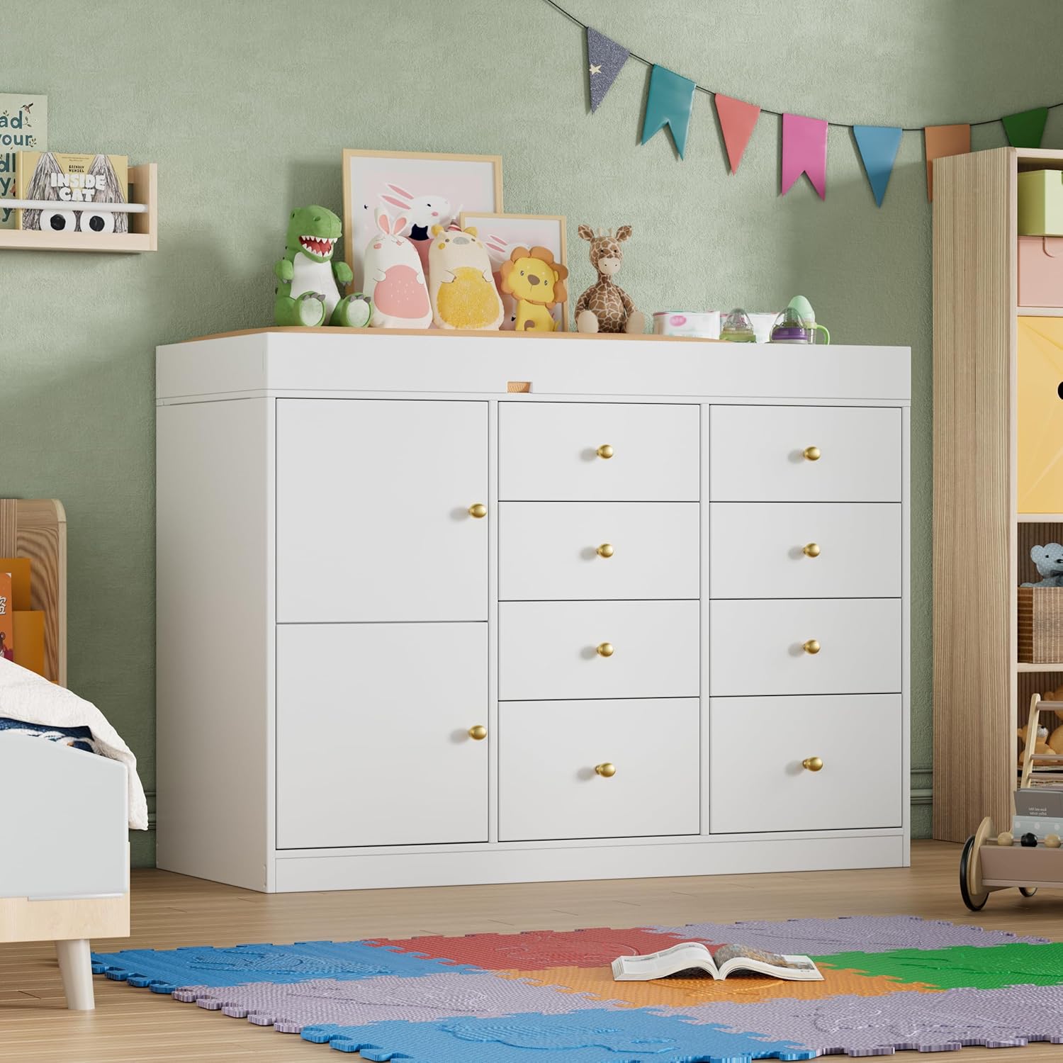 Baby Nursery Drawers - Commode à langer, commode classique pour