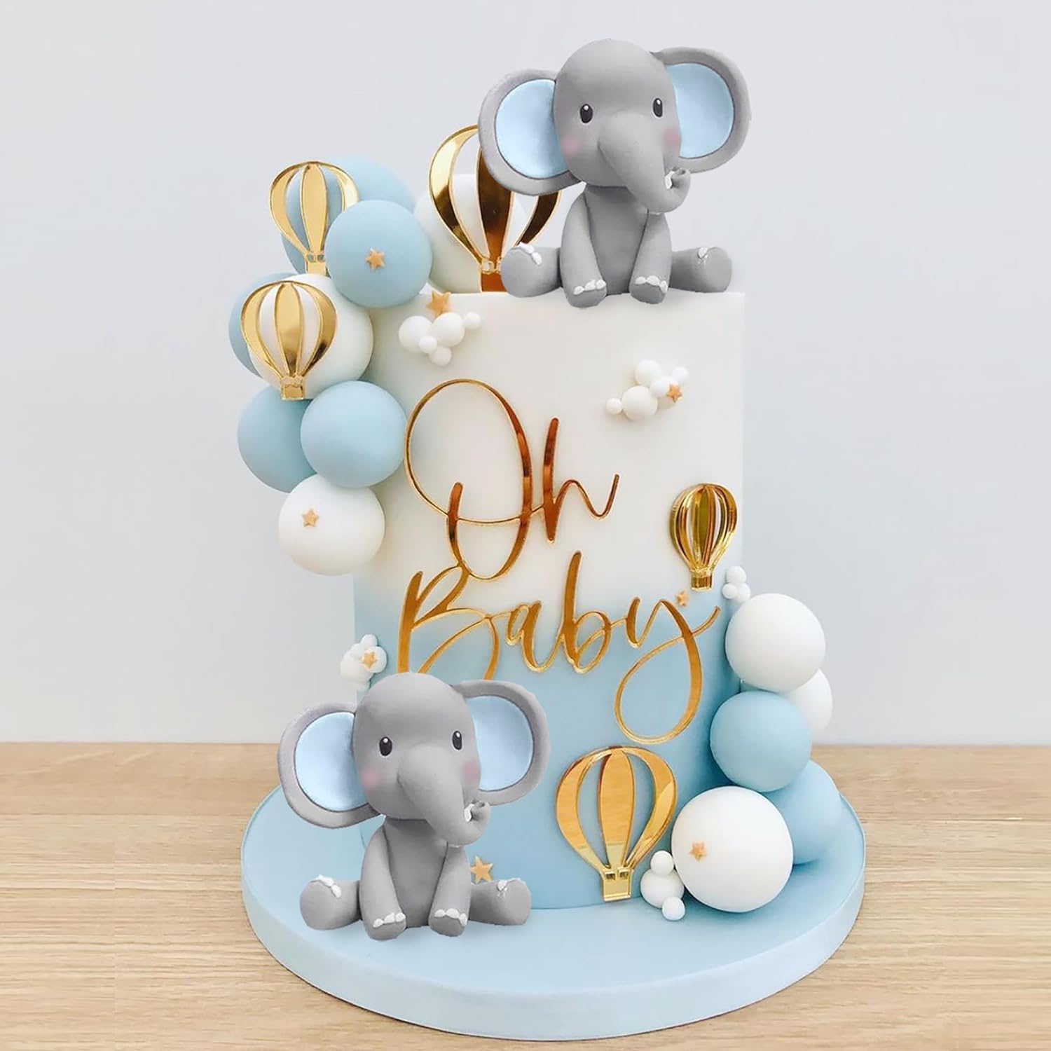 Baby Food Processor - Décoration de gâteau en forme d'éléphant,
