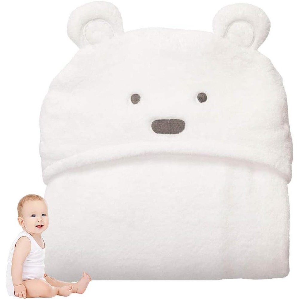 Baby Nursery Girl - Serviette à capuche ours mignon pour
