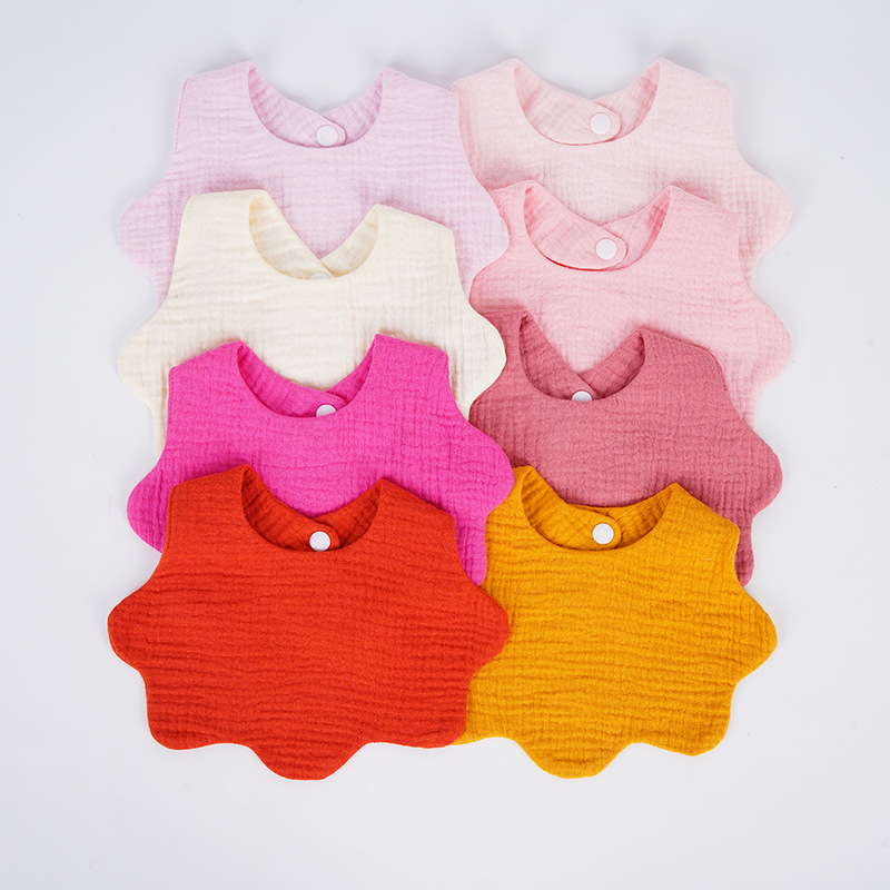 Baby Nursery Set - Bavoirs en coton doux imprimé pour