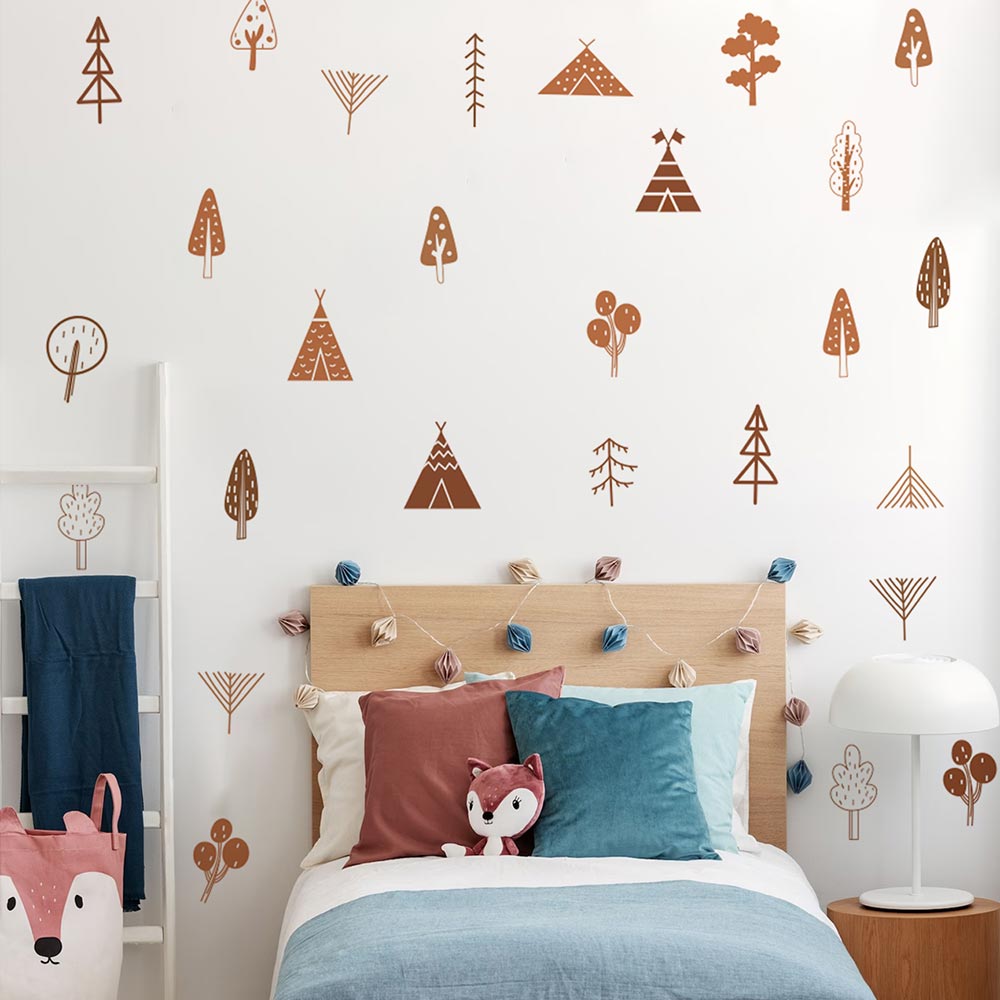 Baby Nursery Tree - Nordique Ins Boho bois arbres décoration