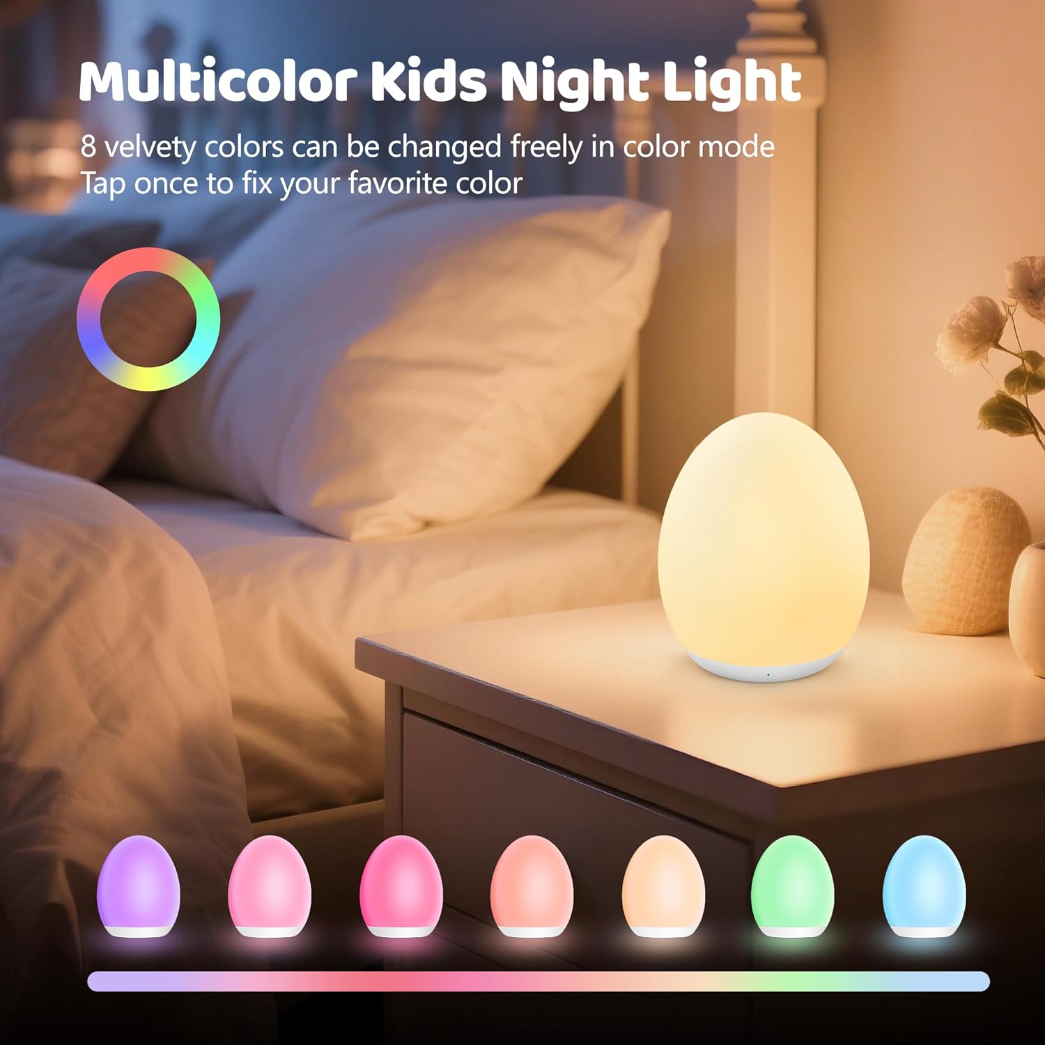 Baby Nursery Colors - Veilleuse pour enfants, lampe en forme