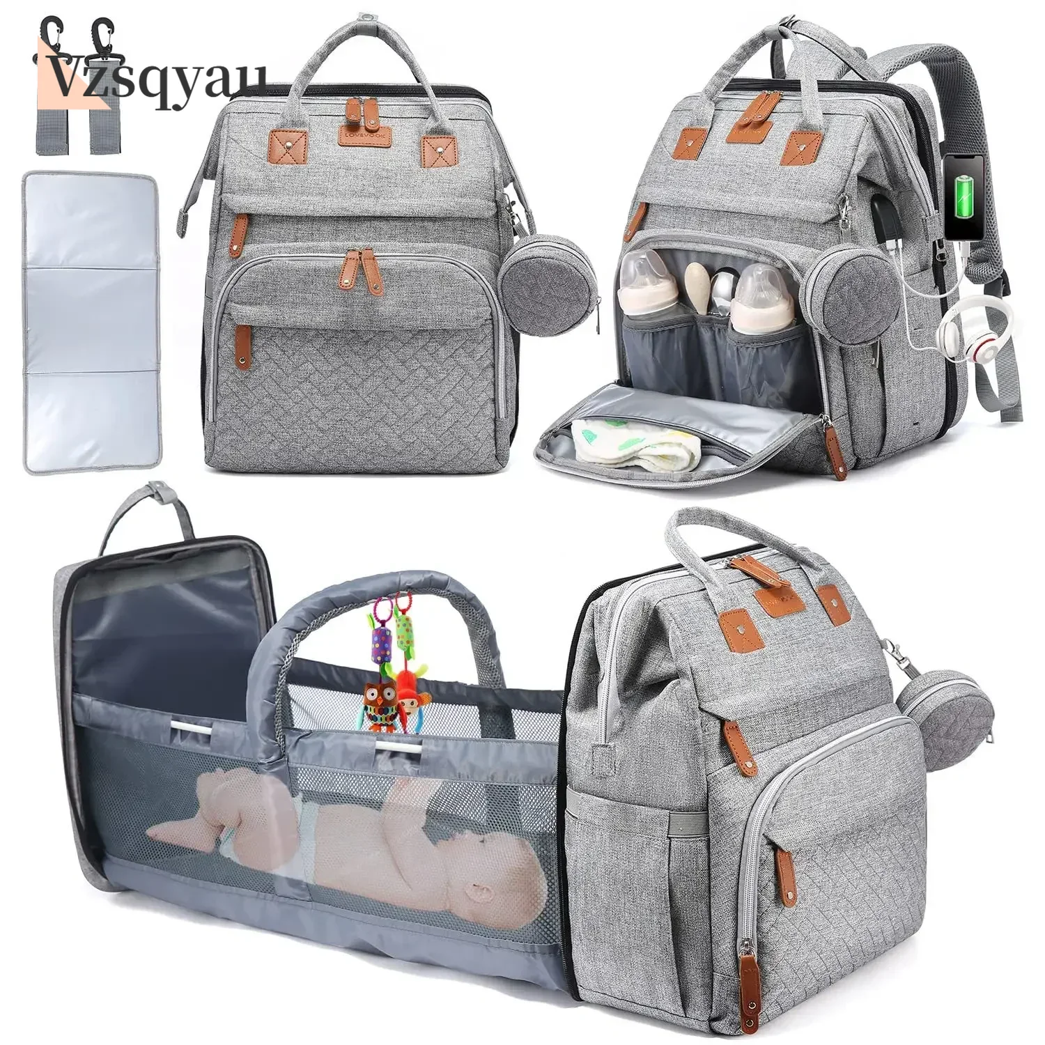 Baby Nursery Hamper - Sacs Proxy pour Couches pour Bébé,