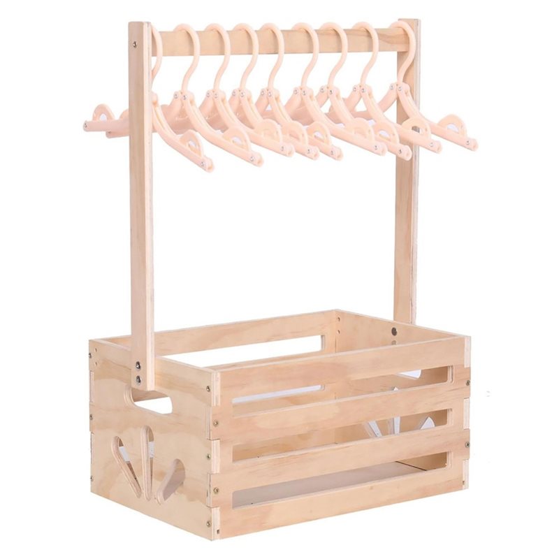 Baby Nursery Hamper - Panier cadeau de naissance en bois