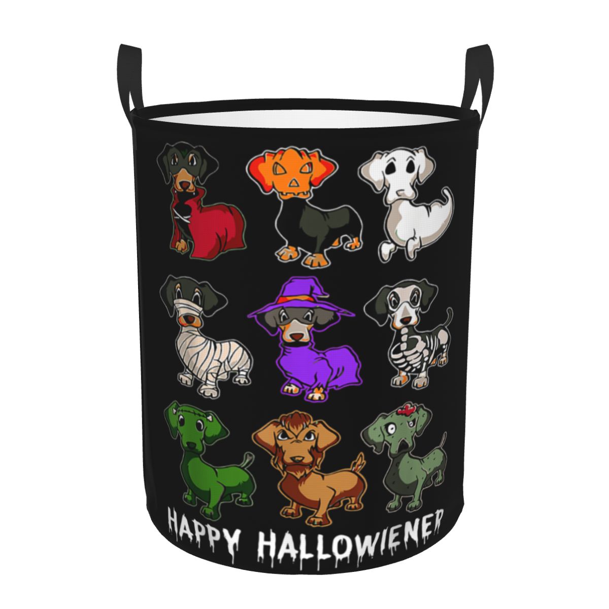Baby Nursery Hamper - Happy Hallowiener drôle teckel Halloween panier