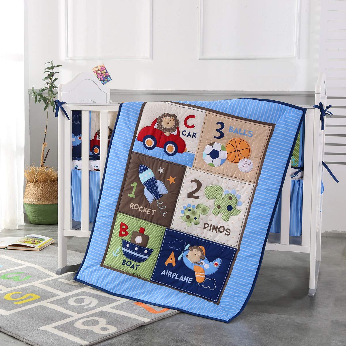 Baby Nursery Bedding Sets - Ensemble de literie respirant CPull pour