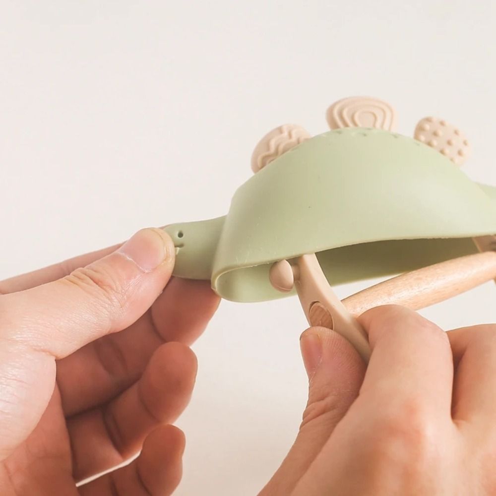 Baby Nursery Colors - Anneau de dentition dinosaure en silicone