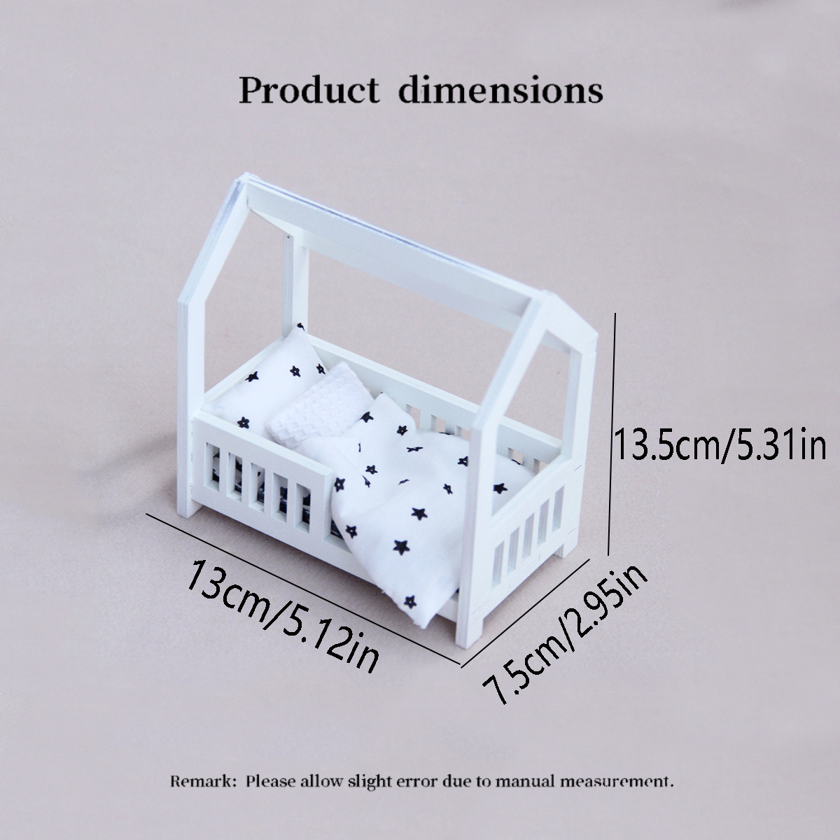 Lit de bébé miniature en bois  - Baby Nursery Age avis et prix