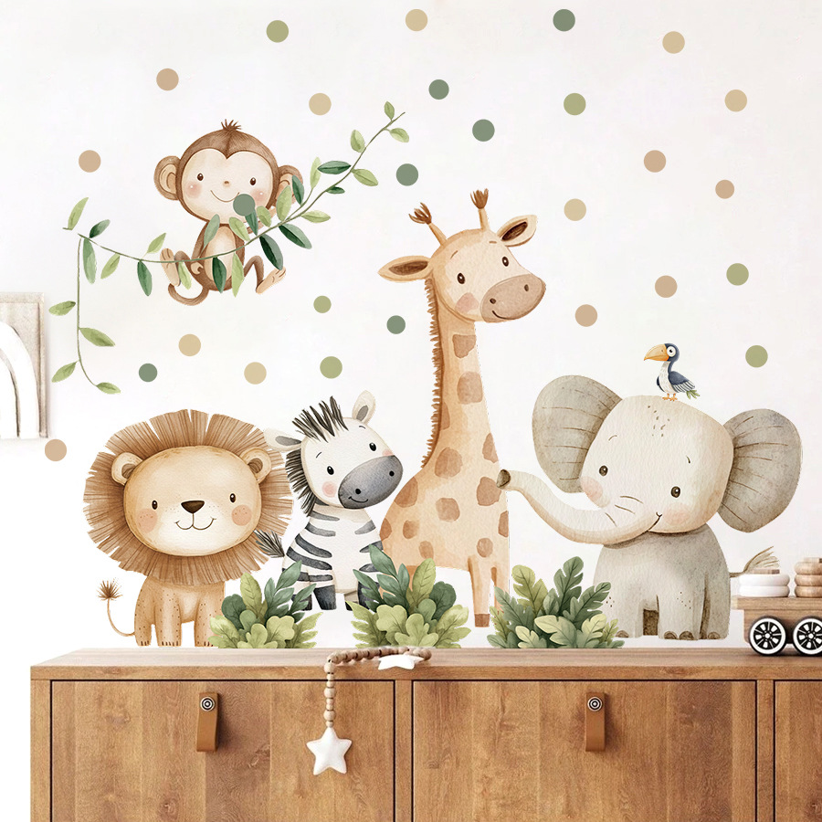 Autocollants muraux animaux de - Baby Nursery Girl Room avis et prix