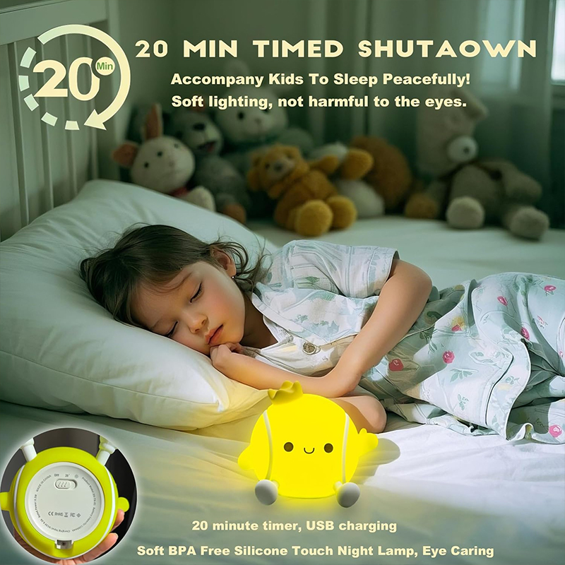 Lampe de nuit en silicone mign - Baby Nursery Night Light avis et prix