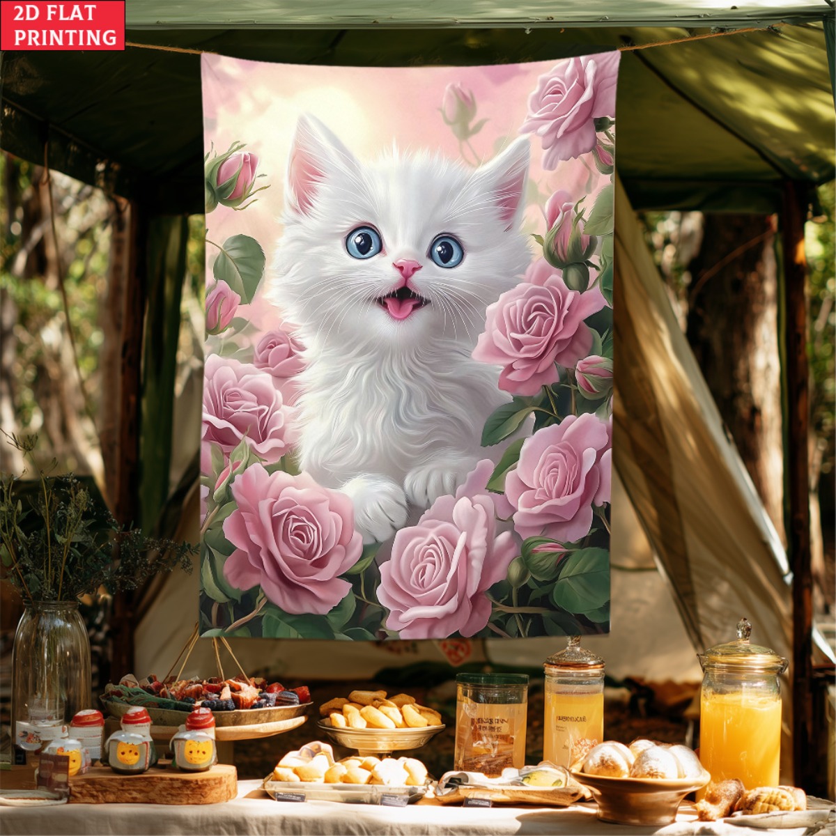 Tapisserie de jardin de roses  - Baby Nursery Colors avis et prix