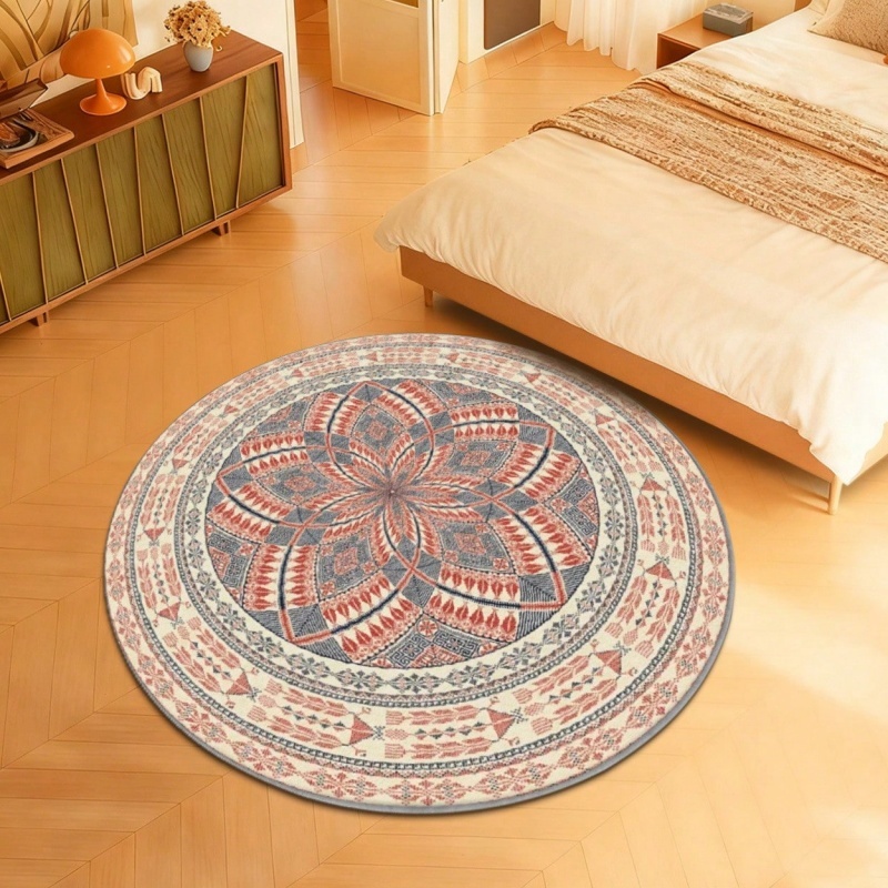 Tapis rond pour enfants à moti - Soft Rug Nursery avis et prix