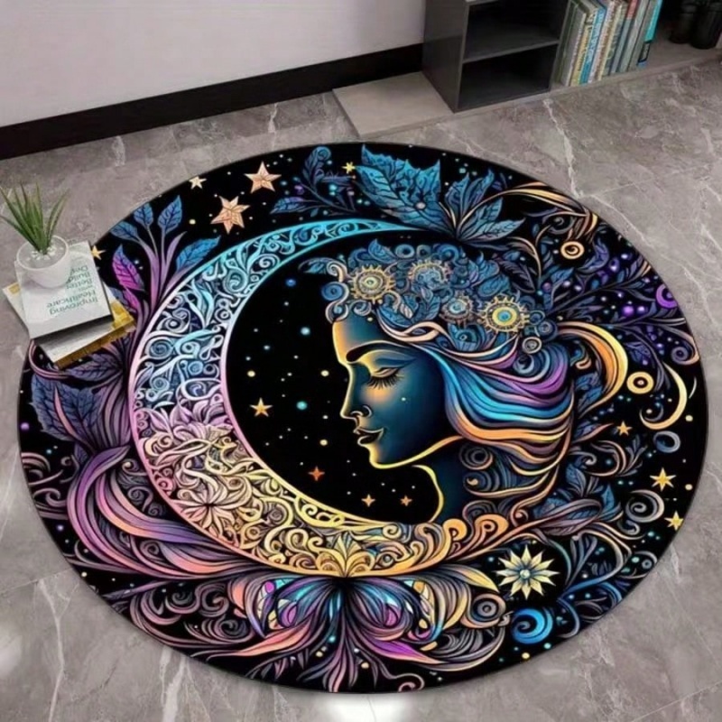 Tapis rond pour enfants à moti - Soft Rug Nursery avis et prix