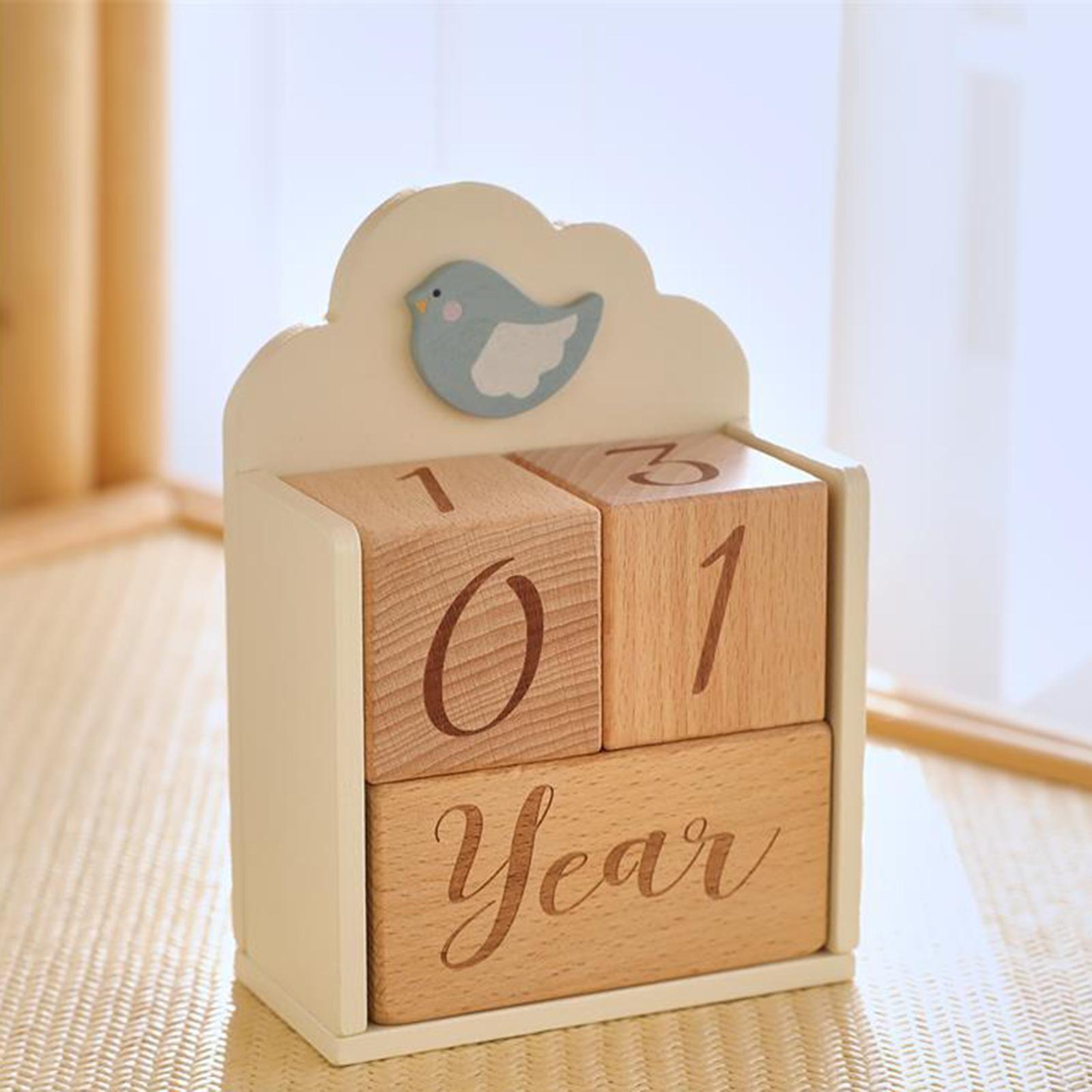 Blocs d'âge en bois pour bébé, - Baby Nursery Age avis et prix