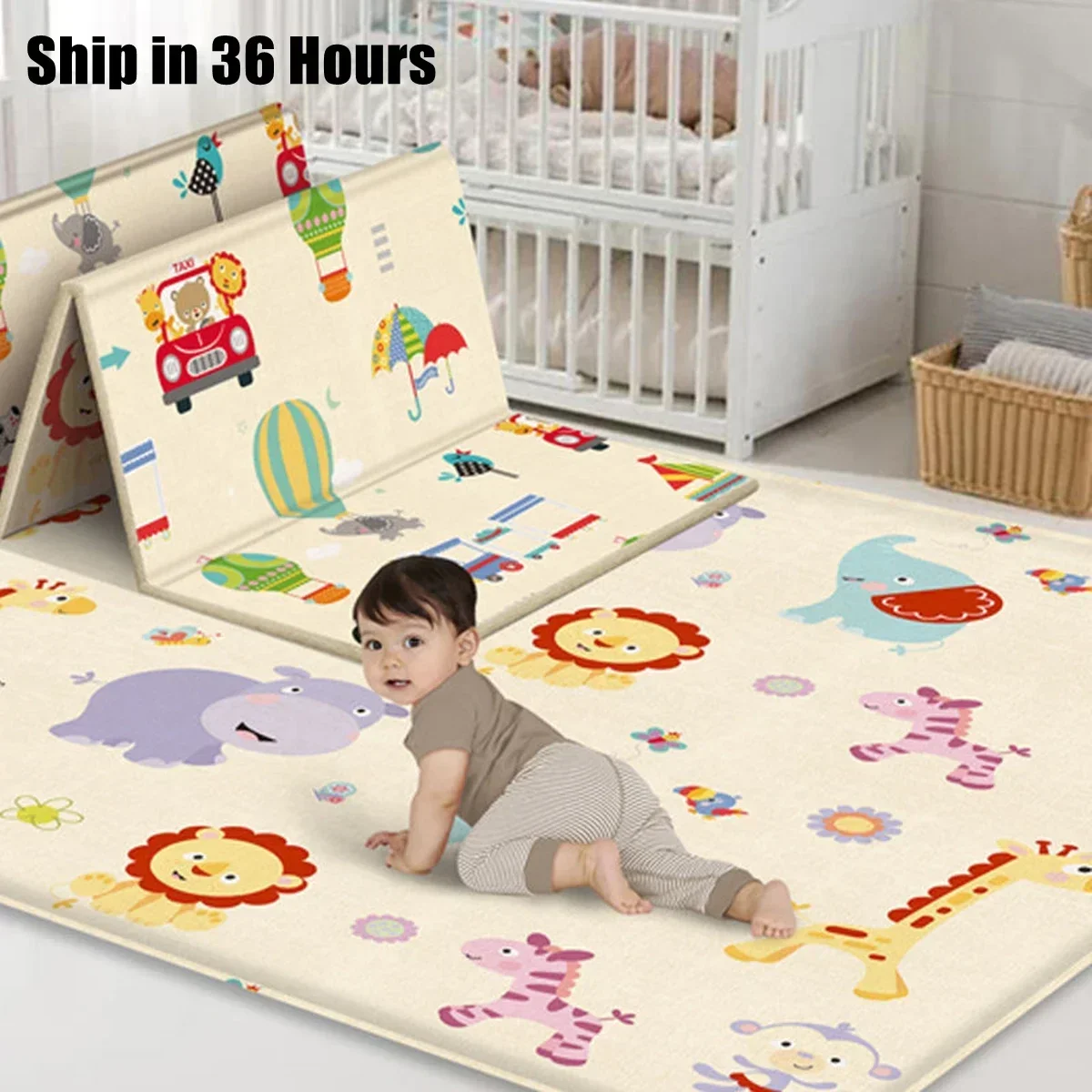 Tapis éducatif pliable non tox - Soft Rug Nursery avis et prix