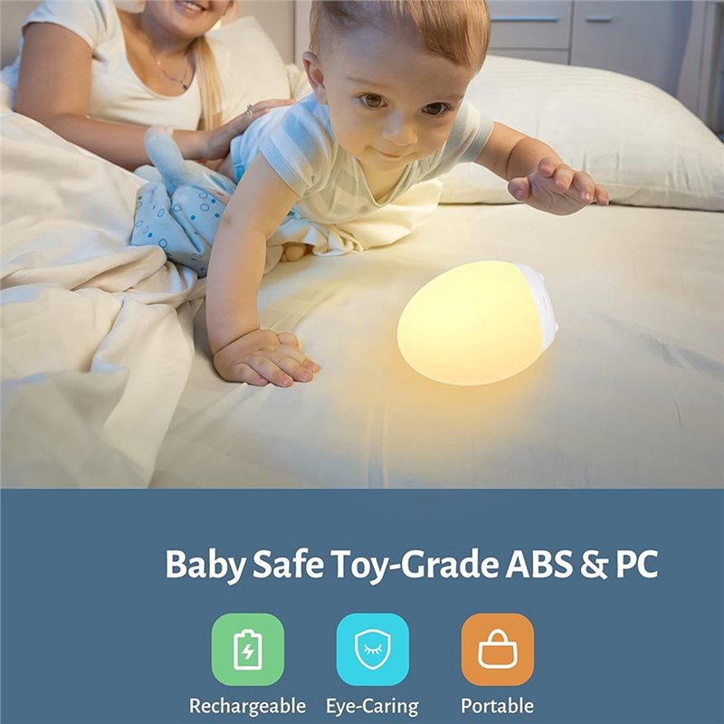 Lampe de nuit LED en forme d'œ - Baby Nursery Colors avis et prix