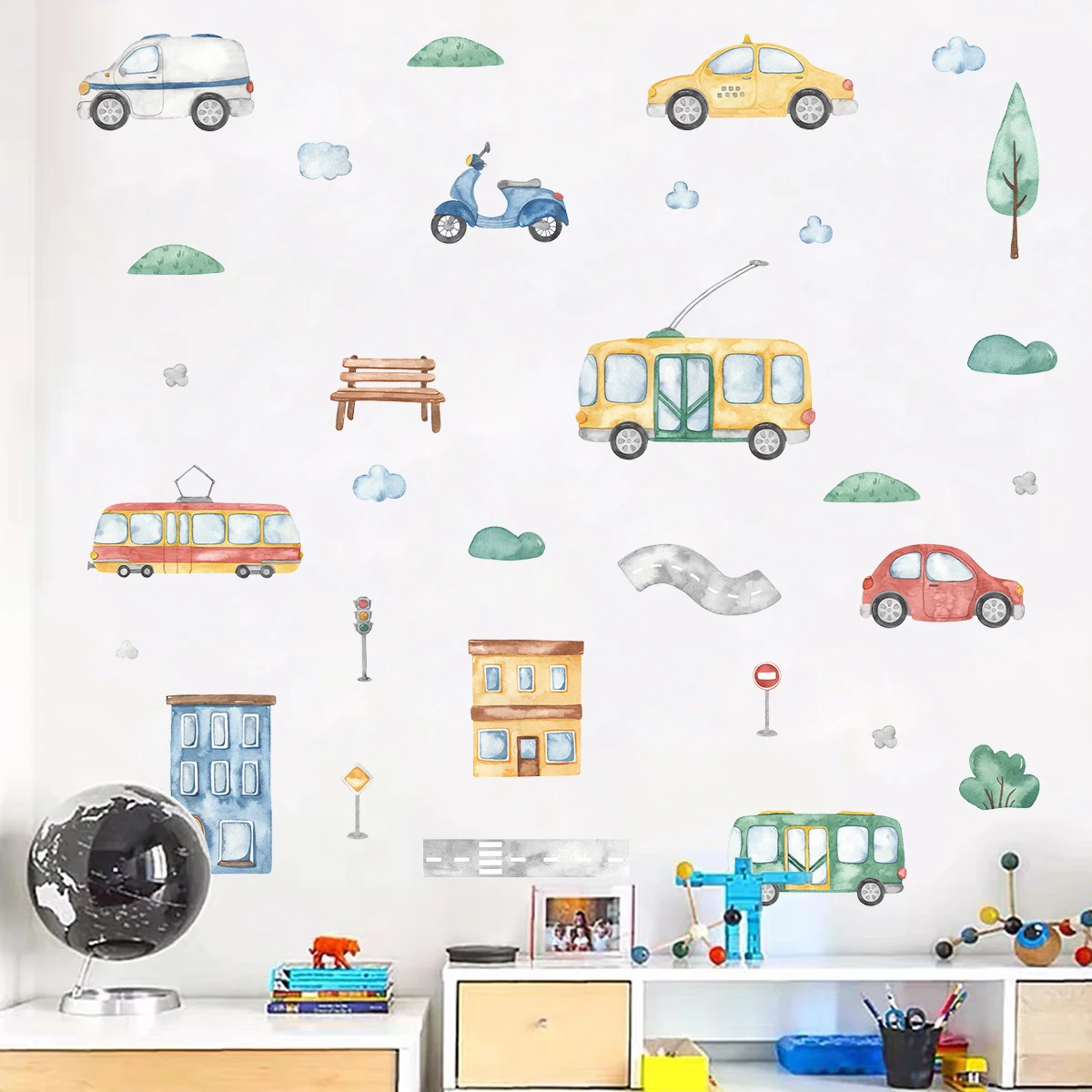 Autocollants muraux de voiture - Baby Nursery Tree avis et prix