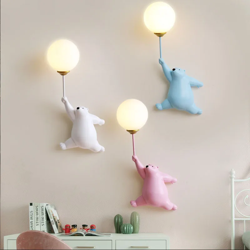 Dessin animé ours polaire LED  - Baby Nursery Wall Lights avis et prix