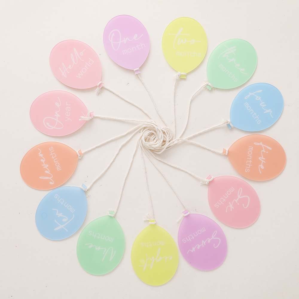 Jalons de bébé en ballon acryl - Baby Nursery Age avis et prix