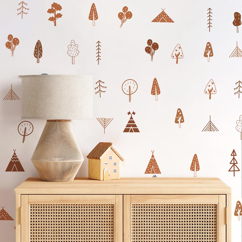 Nordique Ins Boho bois arbres  - Baby Nursery Tree avis et prix