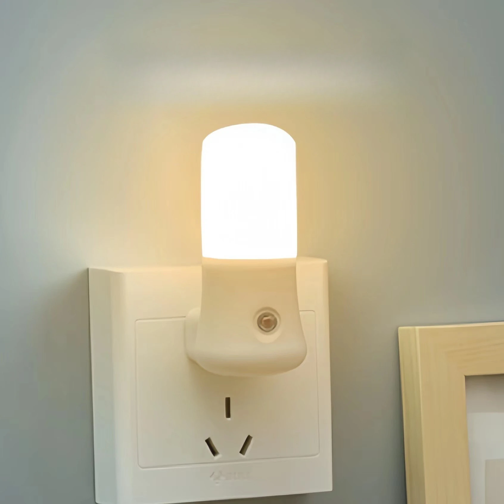 LED veilleuse blanc ue/USPush  - Baby Nursery Night Light avis et prix