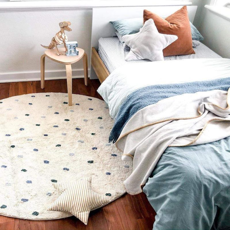 Tapis moelleux à pois pour enf - Soft Rug Nursery avis et prix
