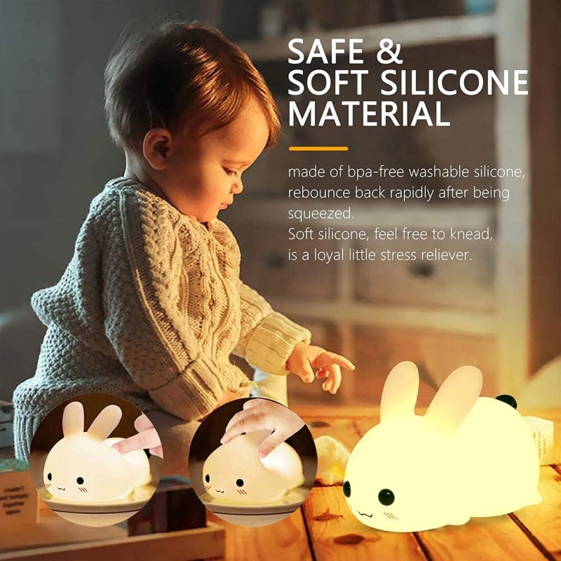 Lampe LED en Forme de Lapin en - Baby Nursery Night Light avis et prix