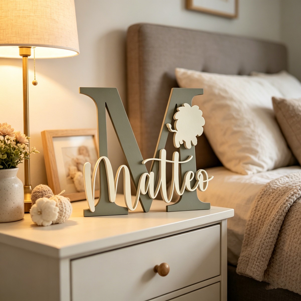 1 plaque nominative en bois pe - Baby Nursery Gifts avis et prix