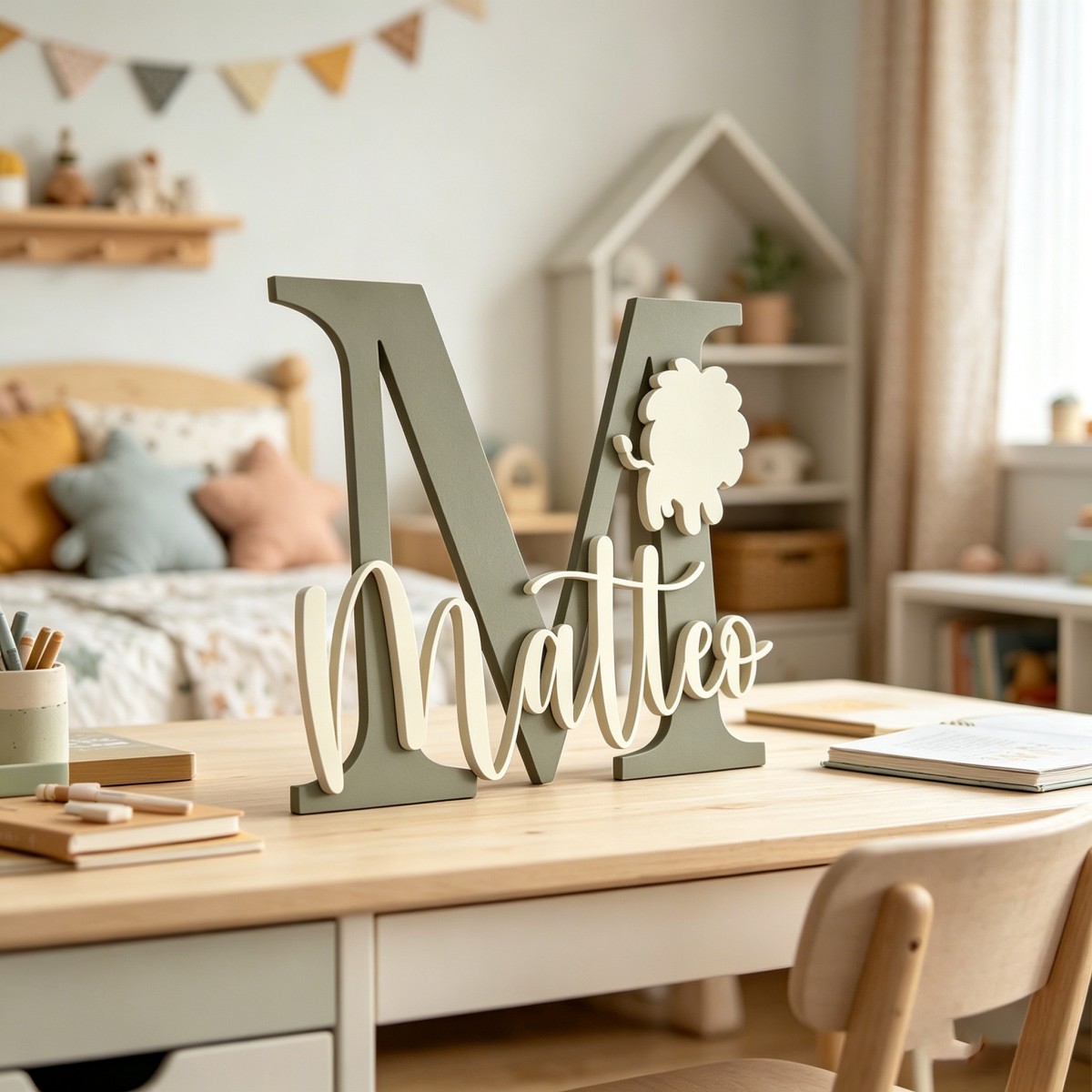 1 plaque nominative en bois pe - Baby Nursery Gifts avis et prix