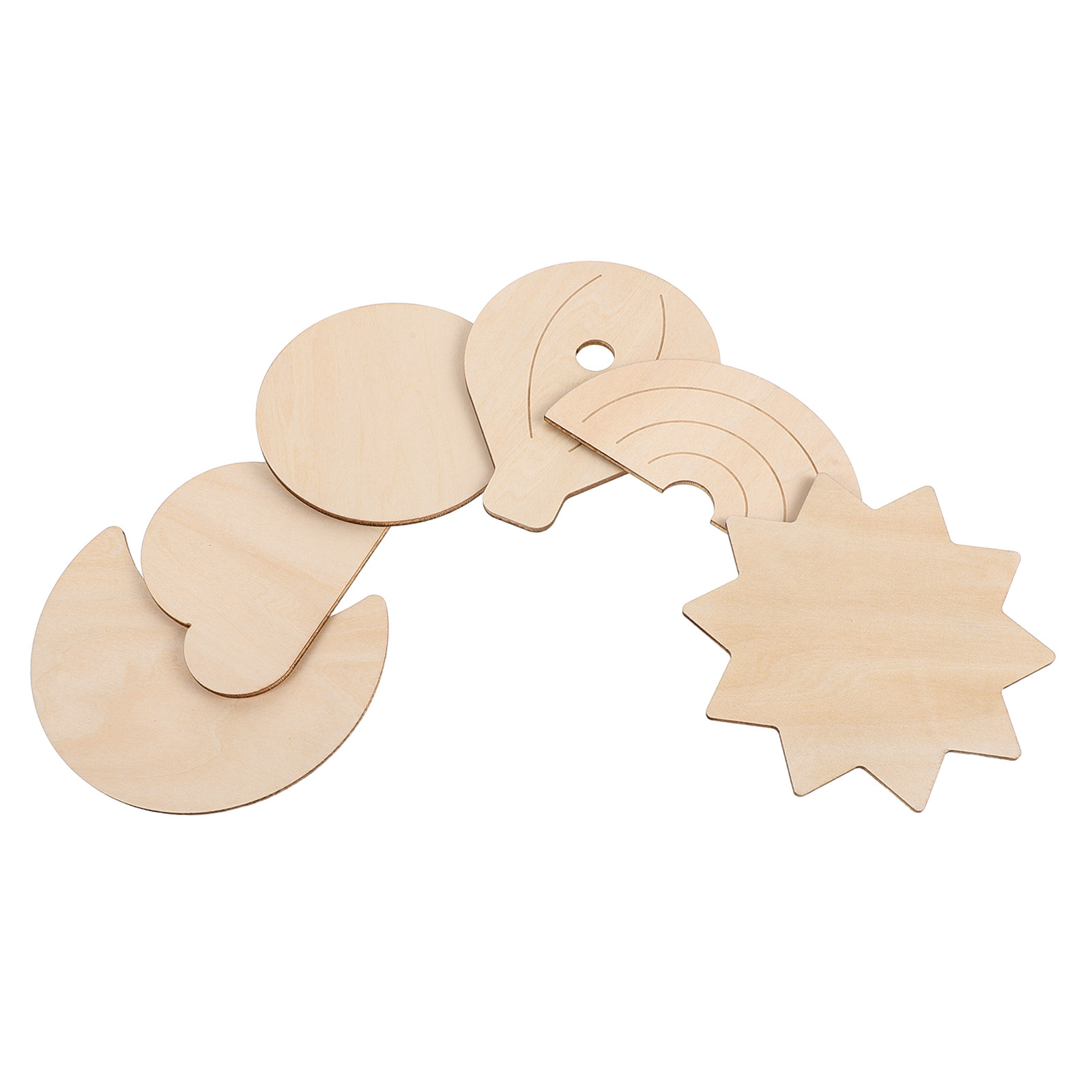 6 autocollants muraux en bois, - Baby Nursery Hot Air Balloon Theme avis et prix