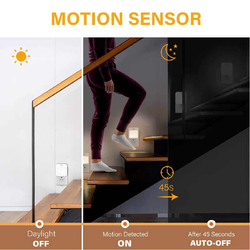Veilleuses LED à capteur de mo - Baby Nursery Night Light avis et prix