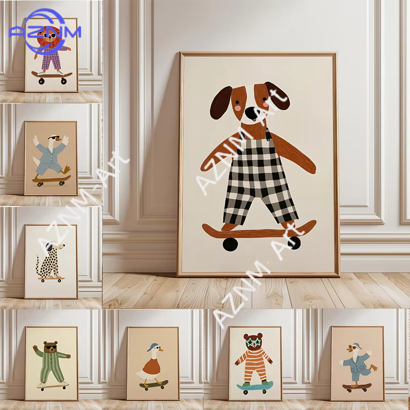 Affiche de skateboard amusante - Baby Nursery Items avis et prix
