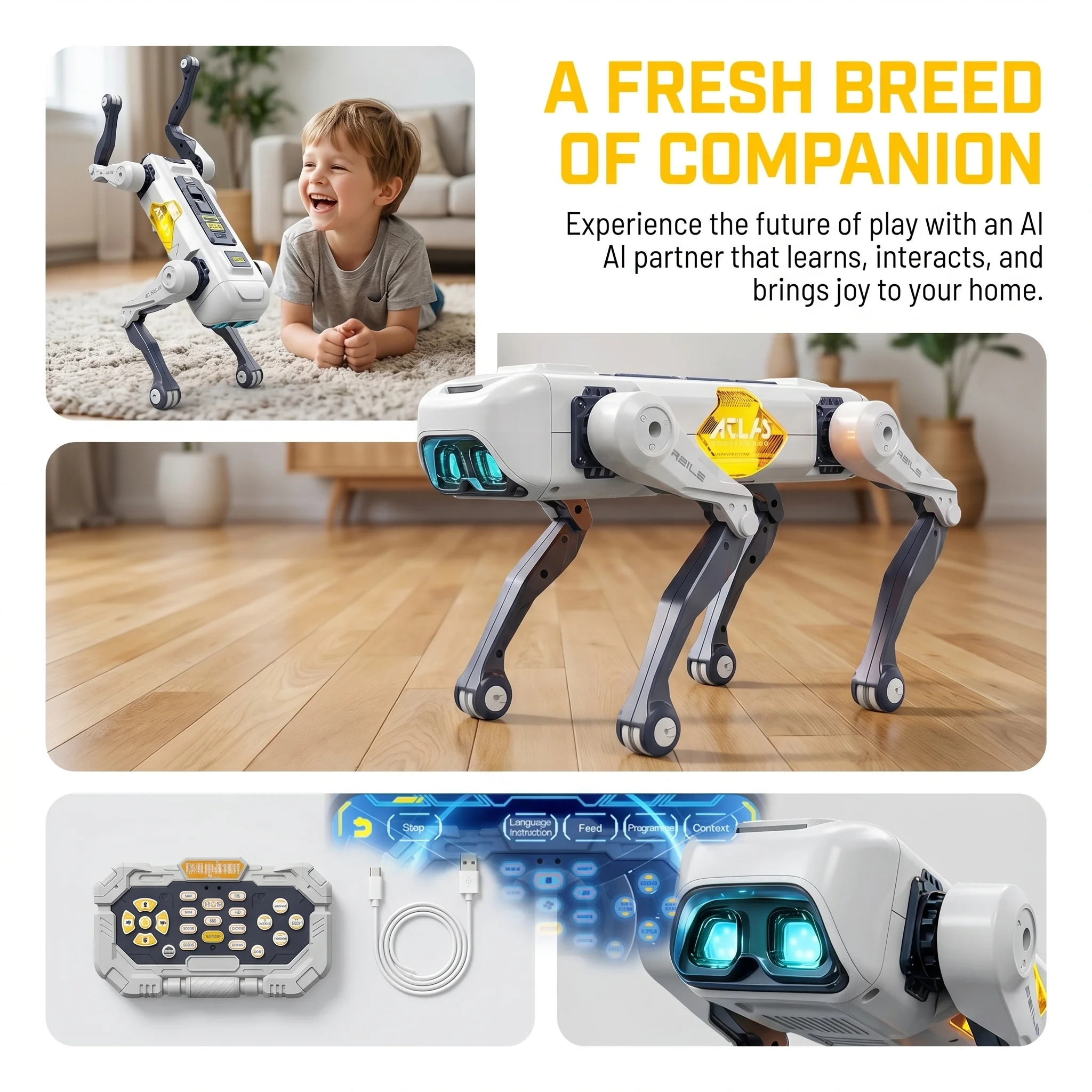 Robot chien intelligent IA, co - Baby Nursery Gifts avis et prix