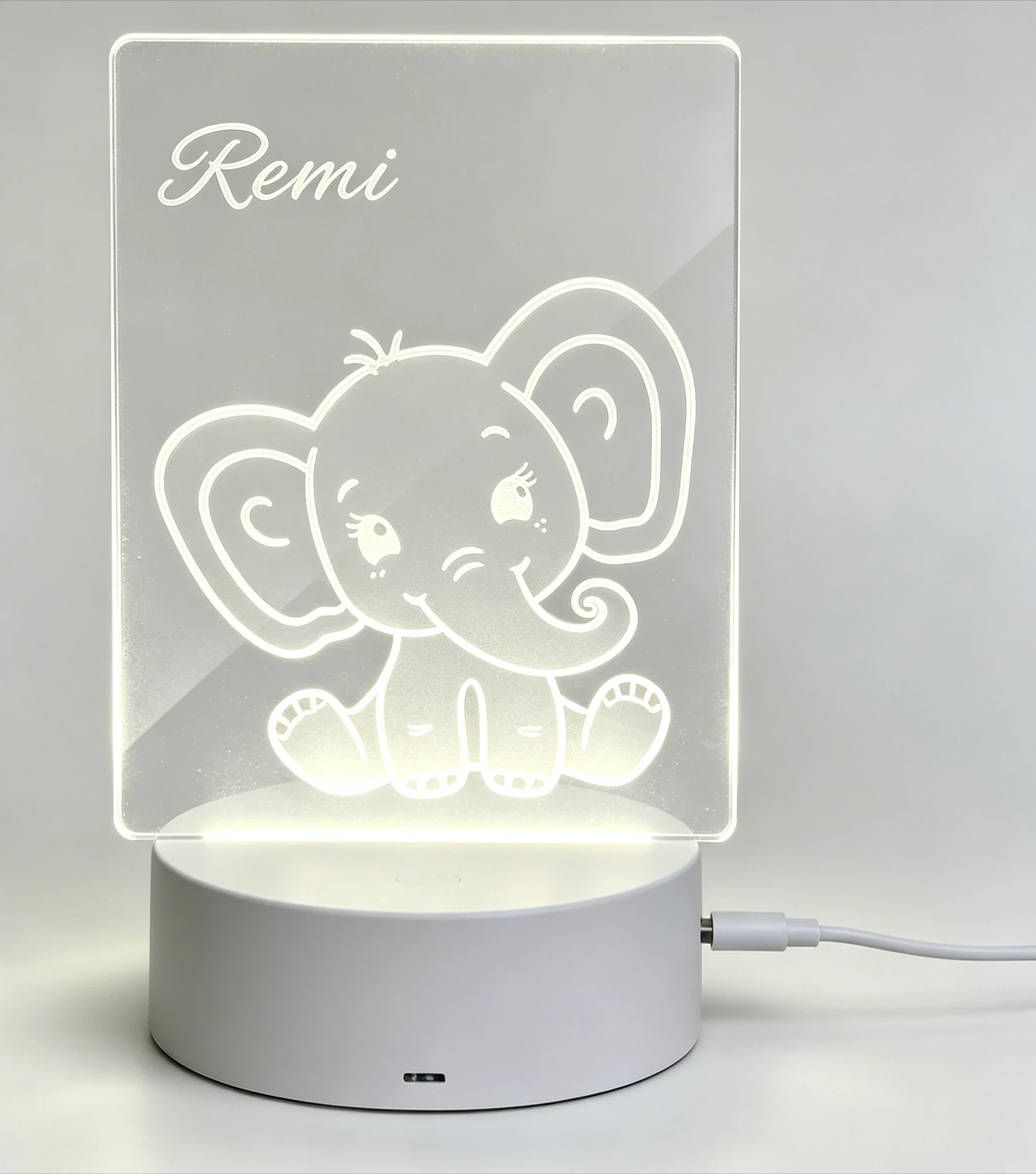 Lampe de nuit en acrylique ave - Baby Nursery Night Light avis et prix
