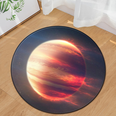 Tapis rond imprimé lune pleine - Soft Rug Nursery avis et prix