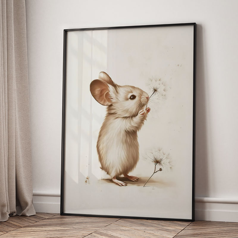 Affiches d'animaux (Ours, Lapi - Baby Nursery Prints avis et prix