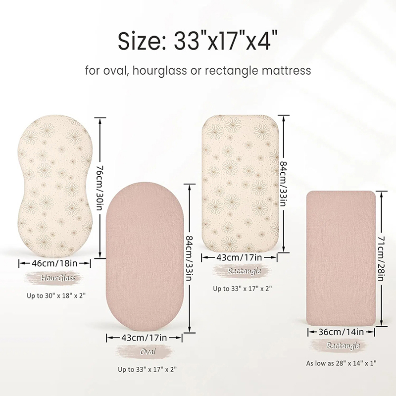 Draps de couffin en mousseline - Baby Nursery Hamper avis et prix
