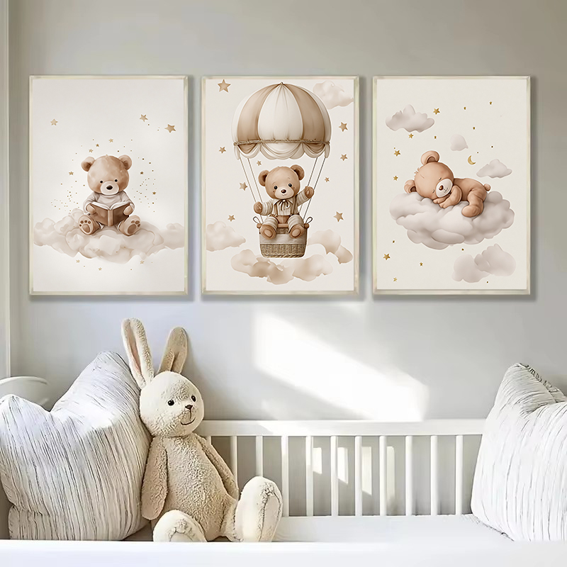 3 pièces/ensemble bohème ours  - Baby Nursery Items avis et prix